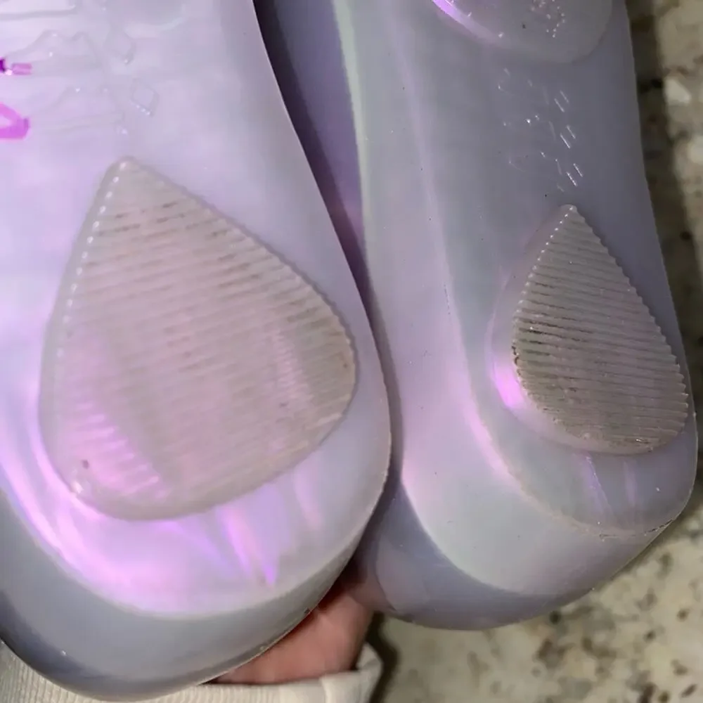 Mini Melissa $69 Glitter Lavender Ultragirl w Bow US 10 EU 27 EUC